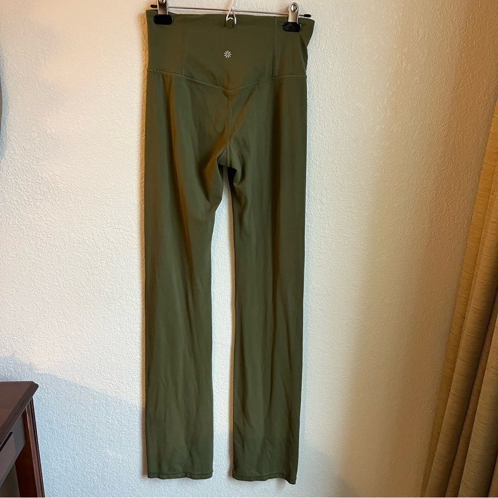 Athleta Olive Green Boot-Cut Yoga Pants
